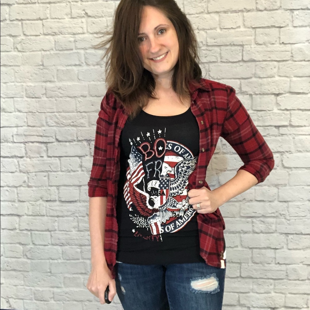 LSL | Born Free Graphic Tank Top